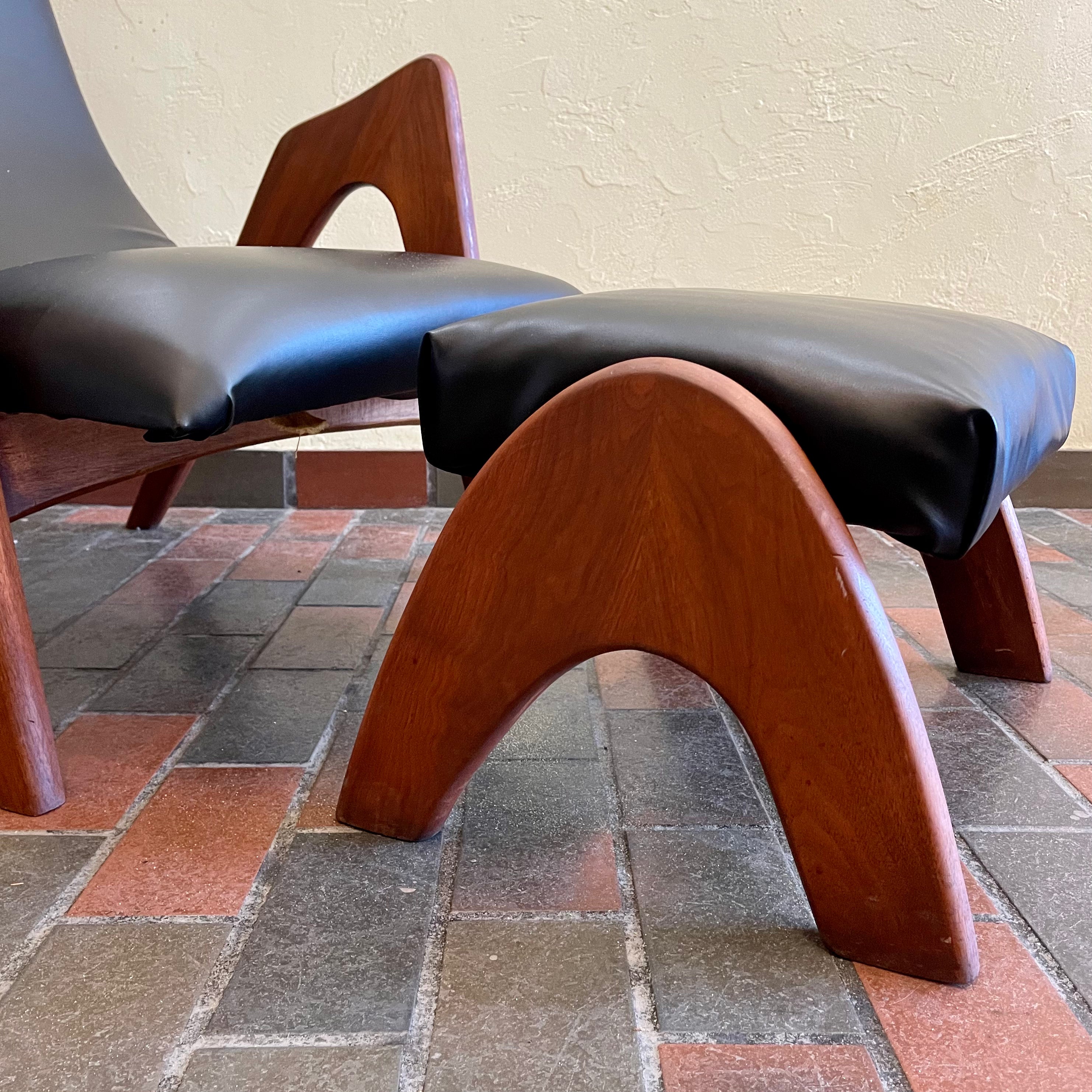 Adrian Pearsall Lounge Chair + Ottoman for Craft Associates