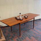 Midcentury Teak Expanding Dining Table