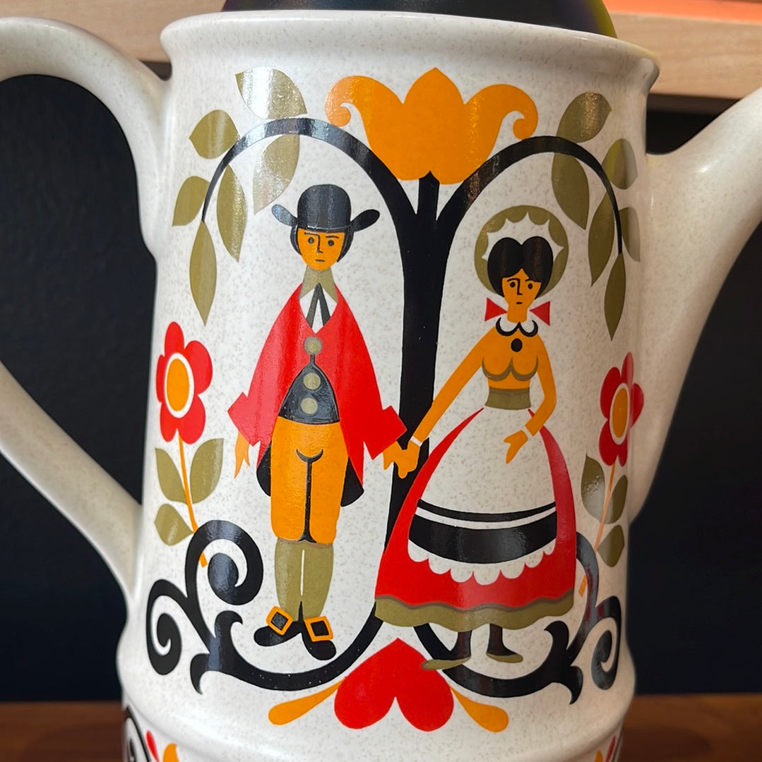 Vintage SADLER “Folk Love” Coffee Set