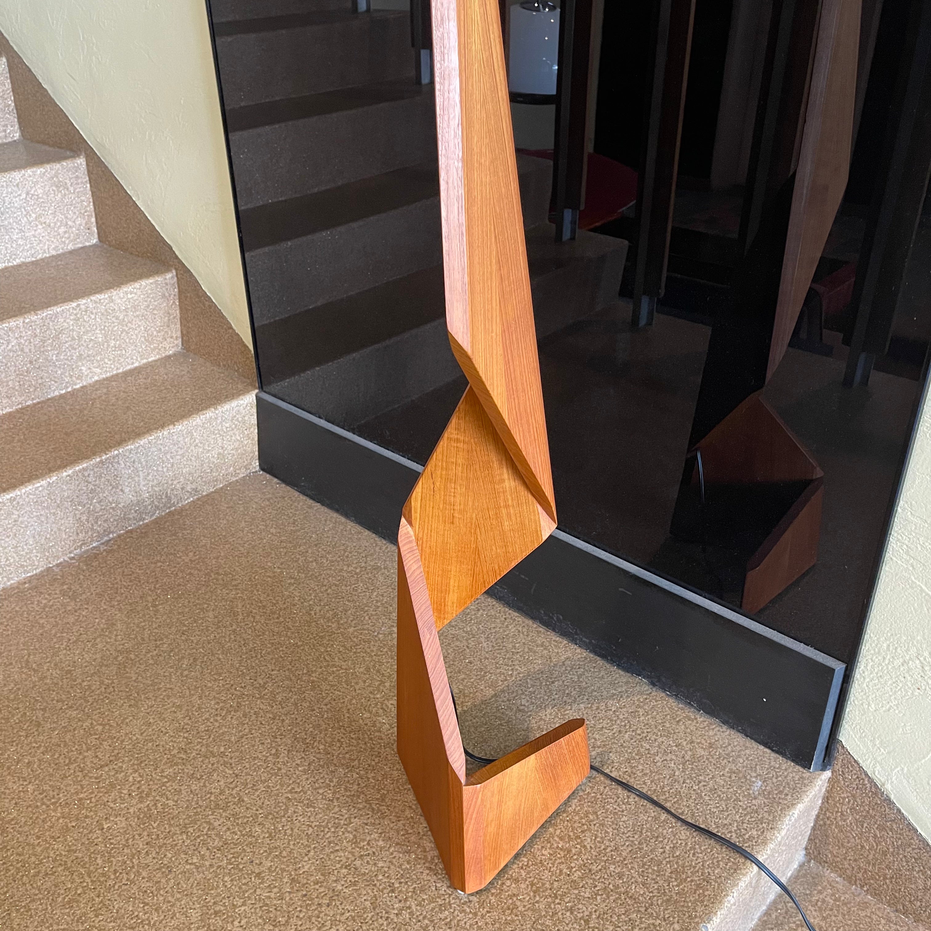Teak “Zig Zag” Floor Lamp - Mr. Mansfield Vintage