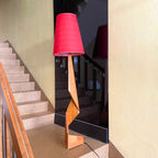 Teak “Zig Zag” Floor Lamp - Mr. Mansfield Vintage