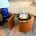 R.S. Associates “LUNAR” Side Tables