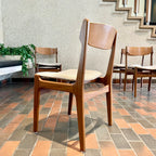 Six Teak Dining Chairs