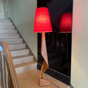 Teak “Zig Zag” Floor Lamp - Mr. Mansfield Vintage