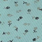 1950s Flower Pattern Turquoise Table + Chair Set - Mr. Mansfield Vintage