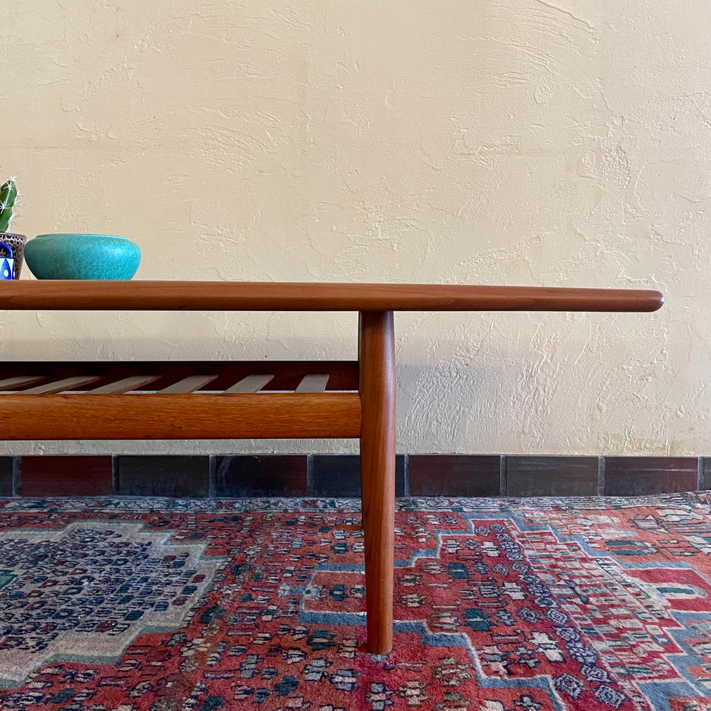 Grete Jalk Danish Teak Coffee Table - Mr. Mansfield Vintage