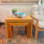 Load image into Gallery viewer, Teak Nesting Tables by Bent Silberg - Mr. Mansfield Vintage