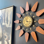 Vintage Starburst Clock