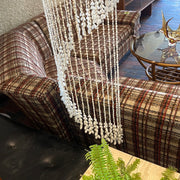 Spiral Shell Hanging Pendant Boho Style Seashells