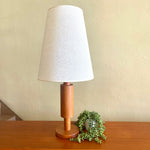 Load image into Gallery viewer, Solid Vintage Teak Table Lamp 