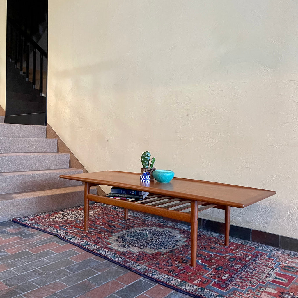 Grete Jalk Danish Teak Coffee Table - Mr. Mansfield Vintage