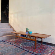 Grete Jalk Danish Teak Coffee Table - Mr. Mansfield Vintage