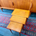 Midcentury Teak Nesting Tables Made in Denmark - Mr. Mansfield Vintage