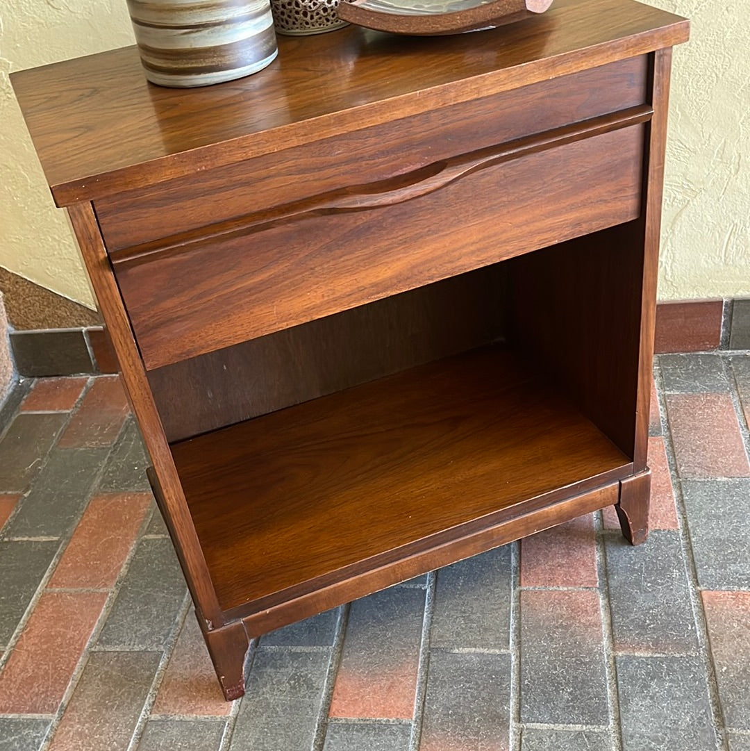 Vintage Walnut Nightstand