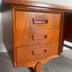 Vintage Teak Open-Back Desk Mr. Mansfield Vintage