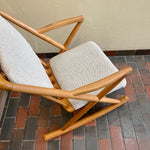 Load image into Gallery viewer, Benny Linden Solid Teak Rocking Chair Mansfield Vintage