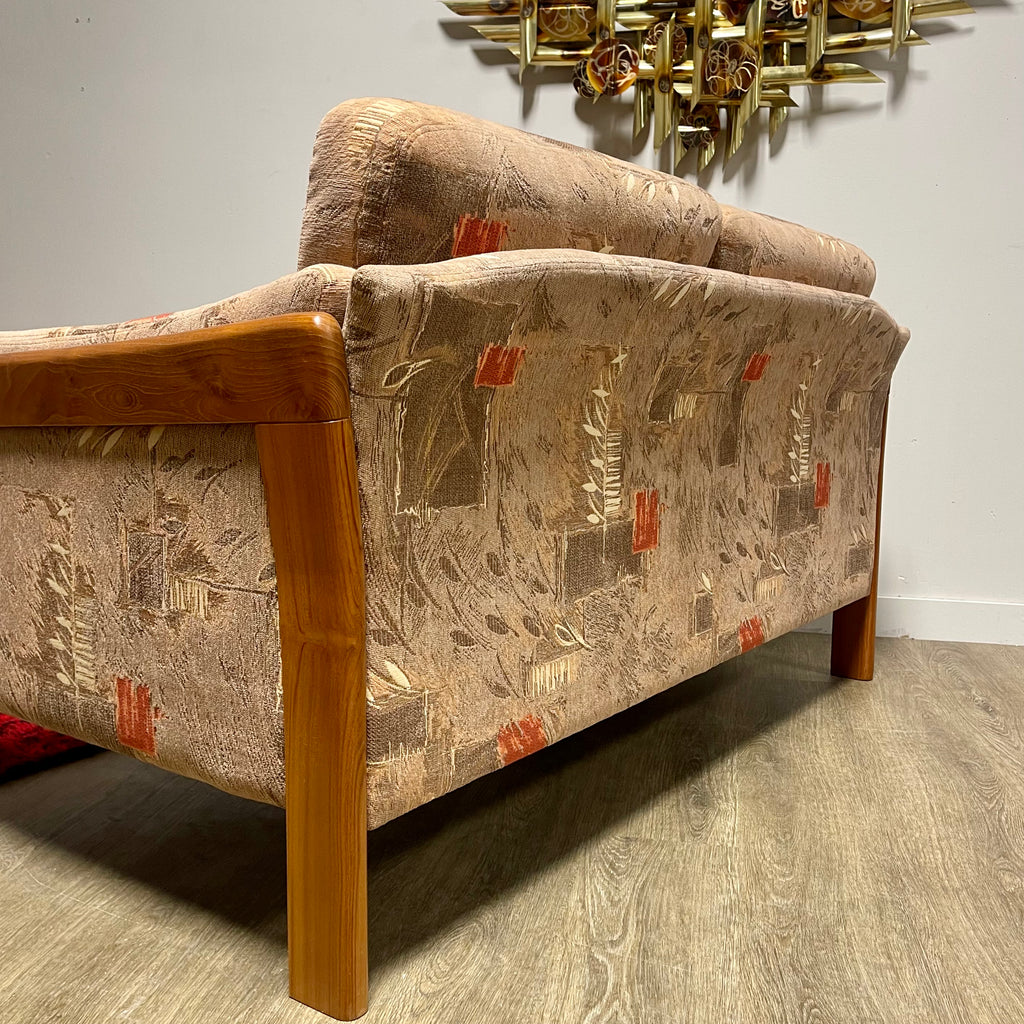 Solid Teak Framed Loveseat