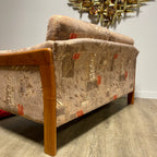 Solid Teak Framed Loveseat