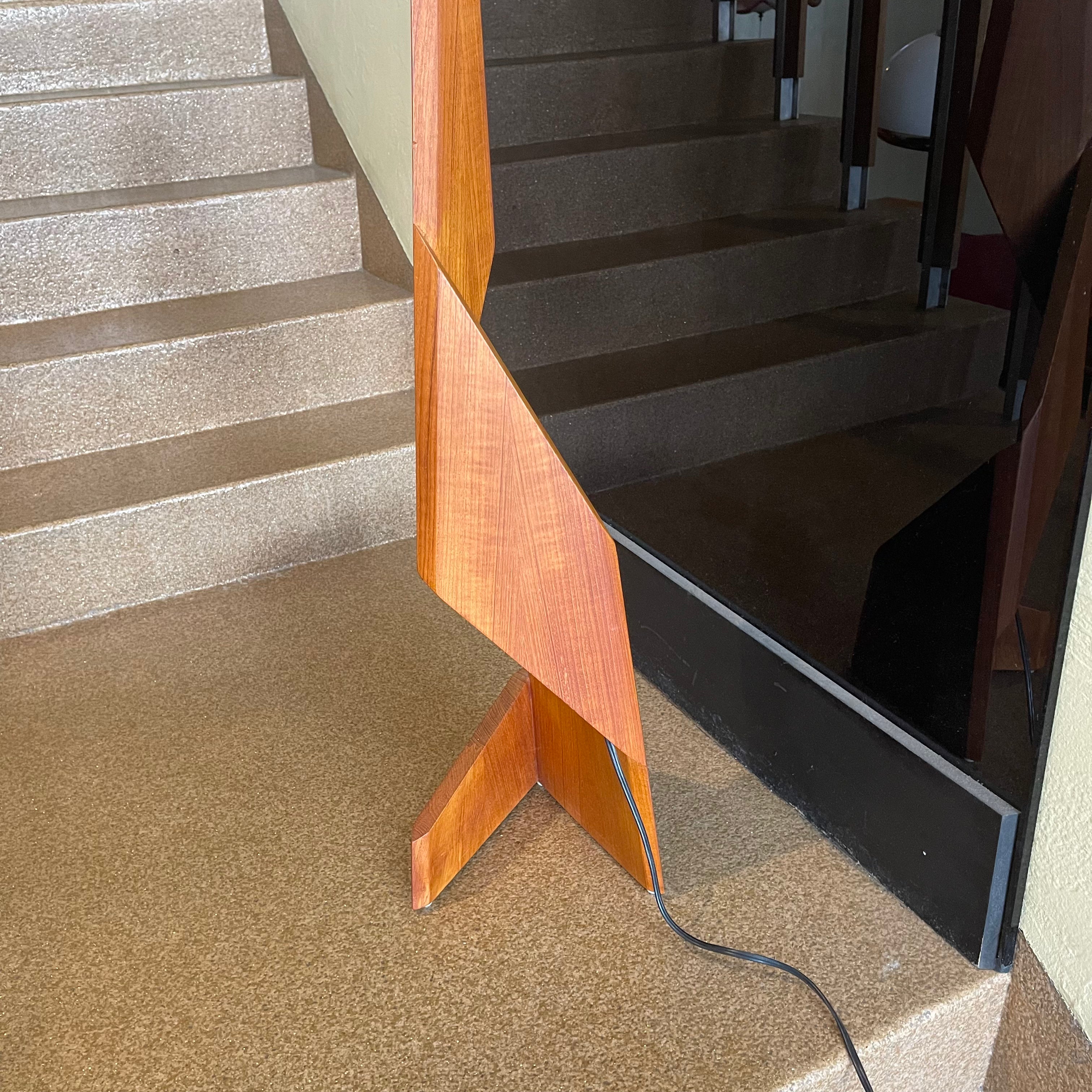 Teak “Zig Zag” Floor Lamp - Mr. Mansfield Vintage