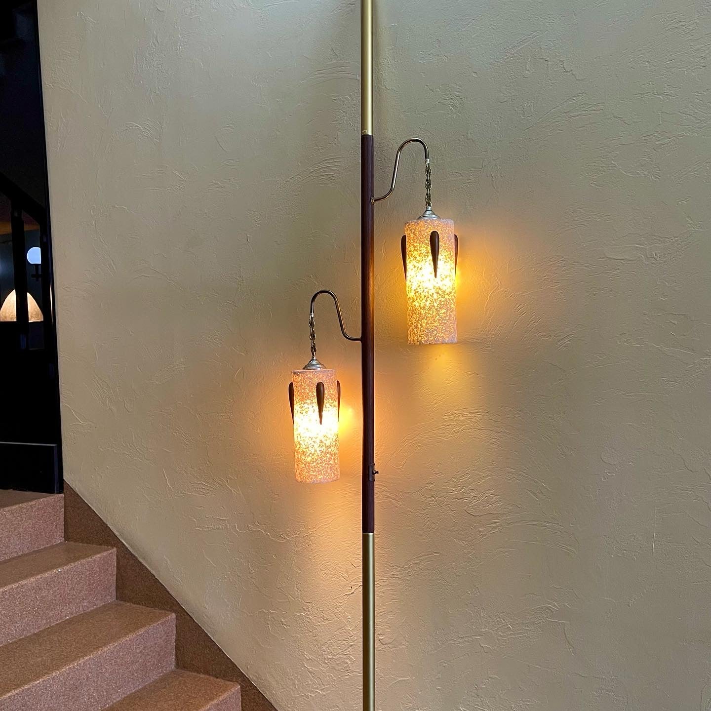 Vintage Tension Pole Lamp
