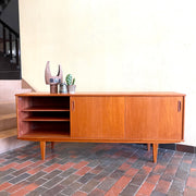 Danish Teak Credenza by FAARUP MOBELFABRIK Mansfield Vintage