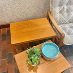 Load image into Gallery viewer, Teak Nesting Tables by Bent Silberg - Mr. Mansfield Vintage