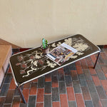 Load image into Gallery viewer, 1970s Chrome and Floral Laminated Coffee Table
