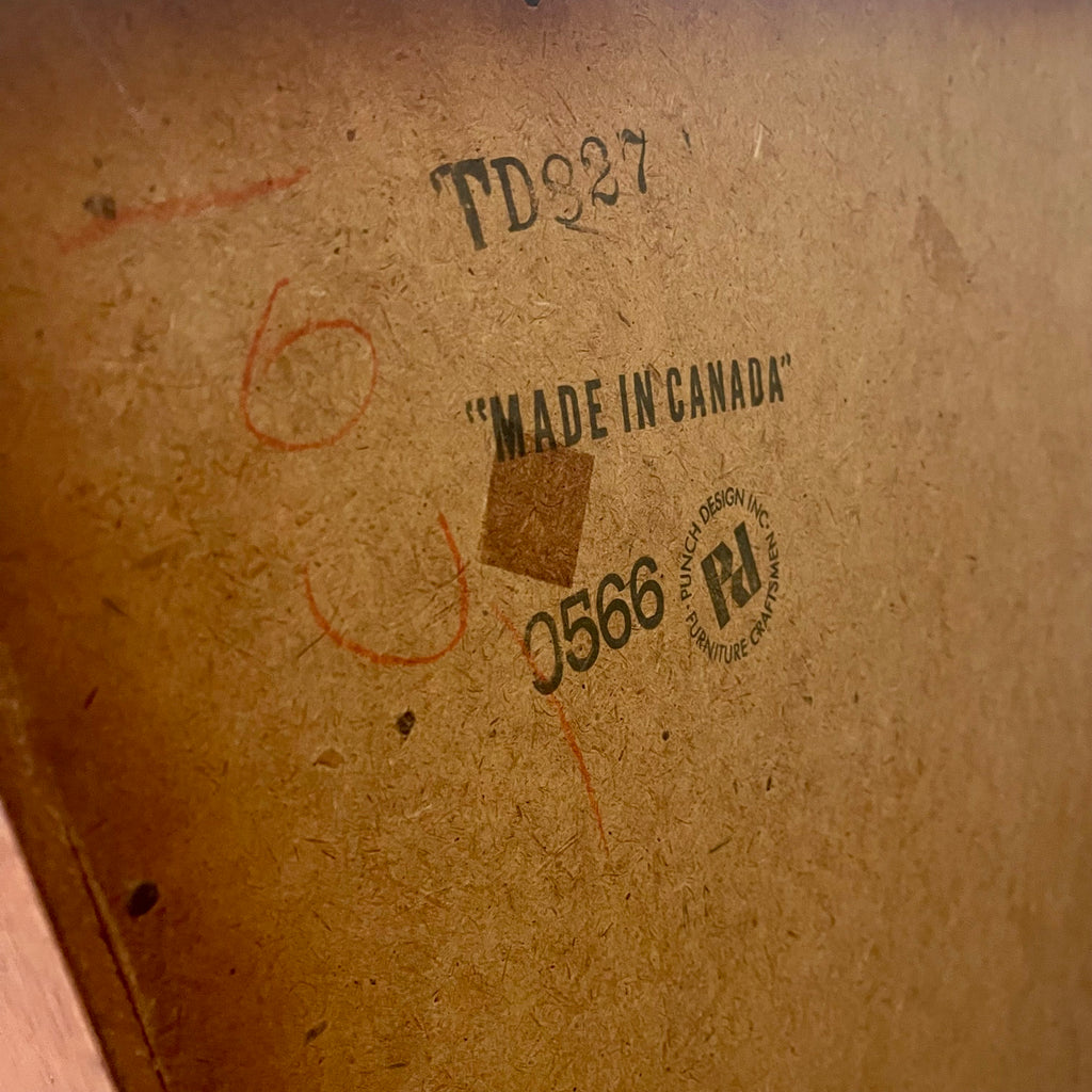 PUNCH Design Teak Credenza Made in Canada Mansfield Vintage 