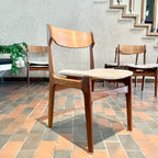 Six Teak Dining Chairs