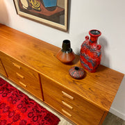 Teak 9 Drawer Dresser