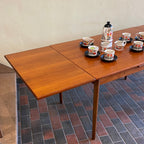 Midcentury Teak Expanding Dining Table