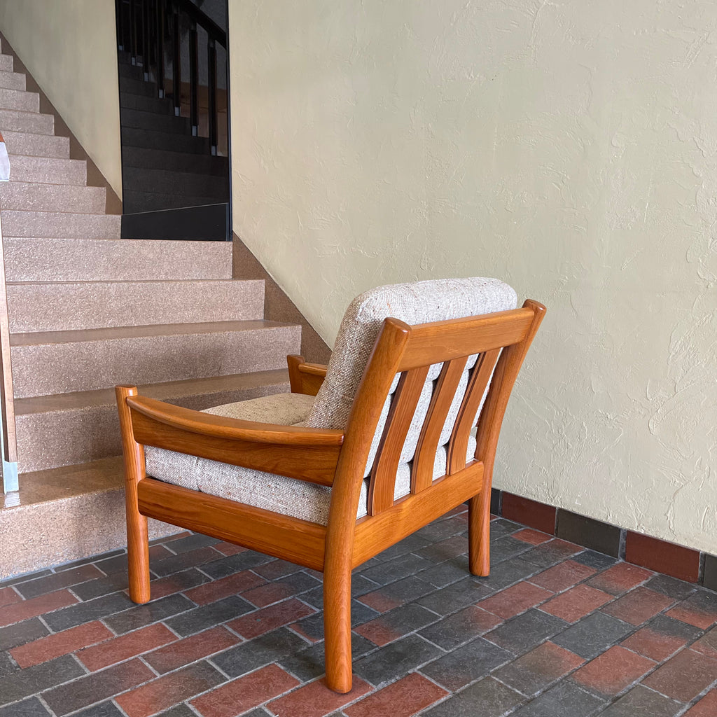 Solid Teak Framed Chair 