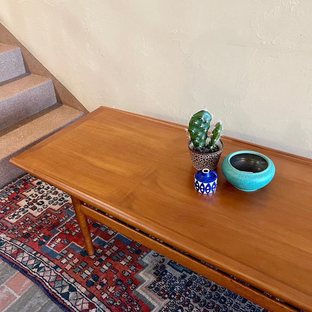 Grete Jalk Danish Teak Coffee Table - Mr. Mansfield Vintage