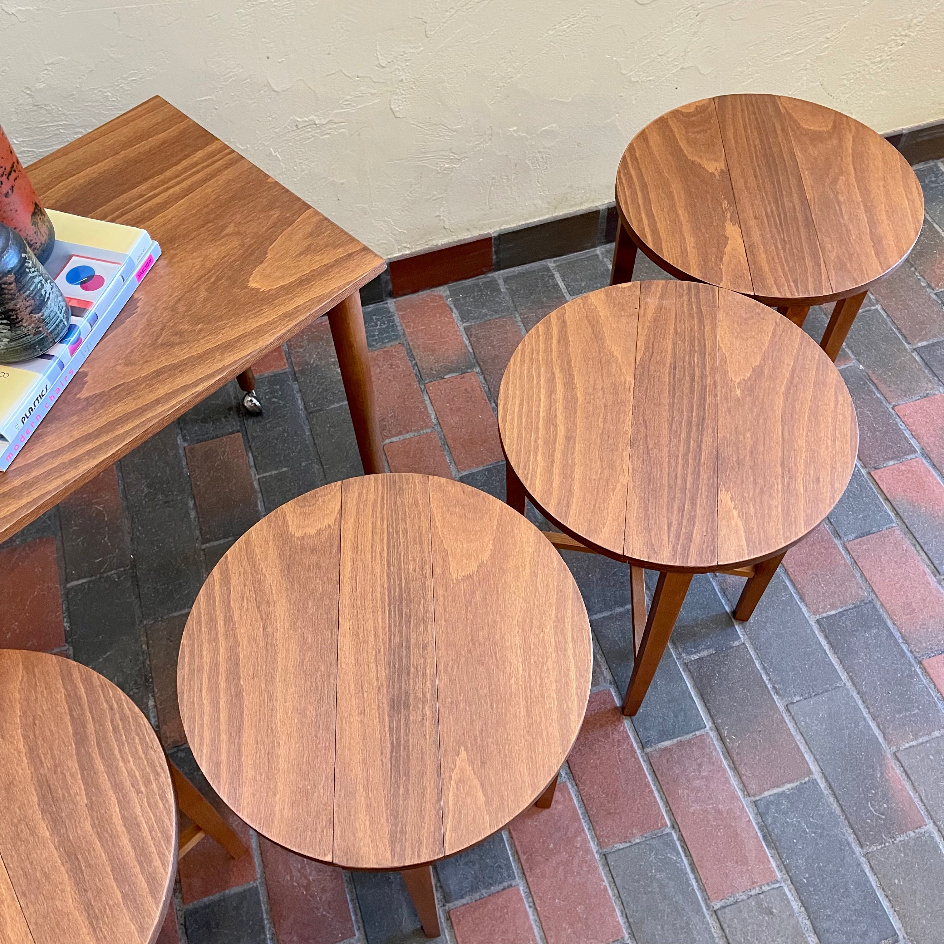 Mid Century Nesting Tables by Poul Hundevad