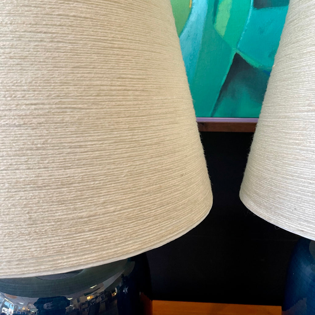 Vintage Lapis Blue LOTTE Lamps - Mr. Mansfield Vintage