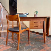 Danish Made Teak Drop-leaf  Desk - Mr. Mansfield Vintage