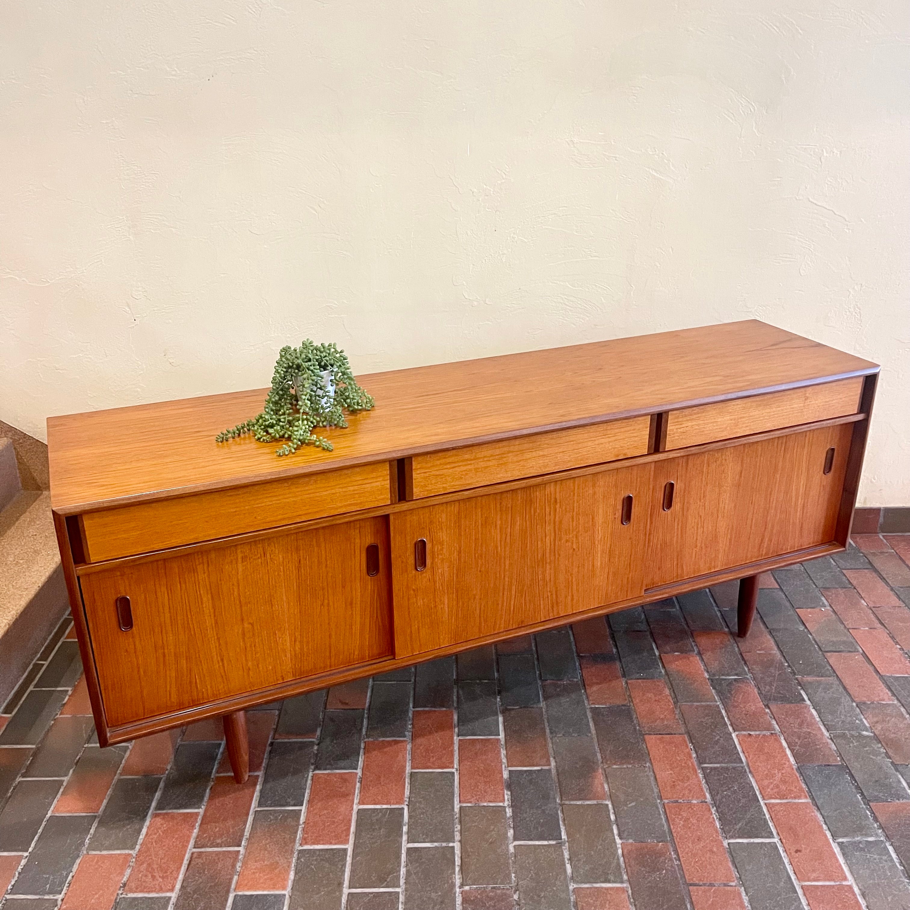 PUNCH Design Teak Credenza Made in Canada Mansfield Vintage 