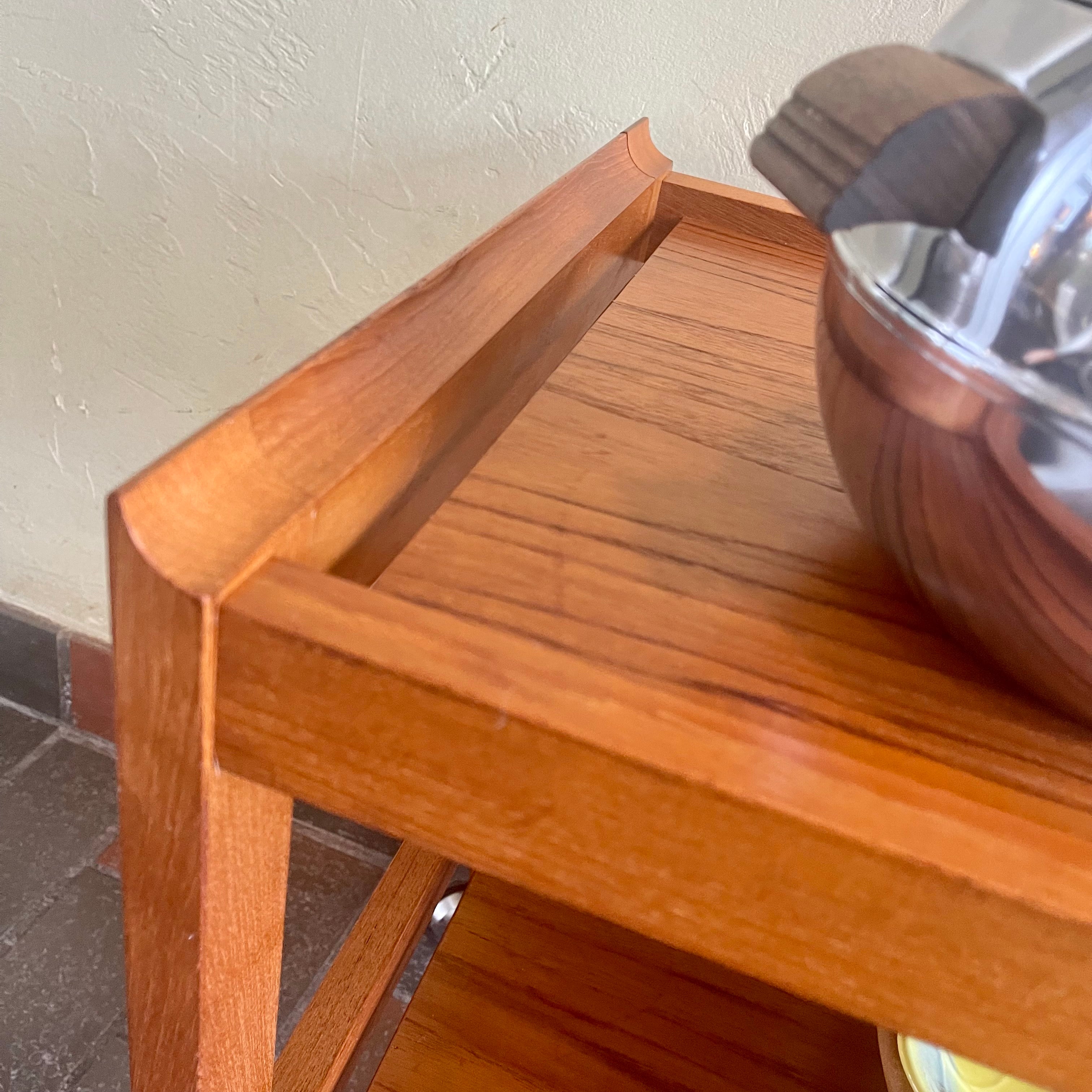 Teak Bar/Tea Cart - Mr. Mansfield Vintage