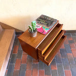 Load image into Gallery viewer, Teak Three Drawer Chest of Drawers