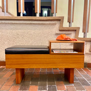 Teak Phone Bench Made in Canada