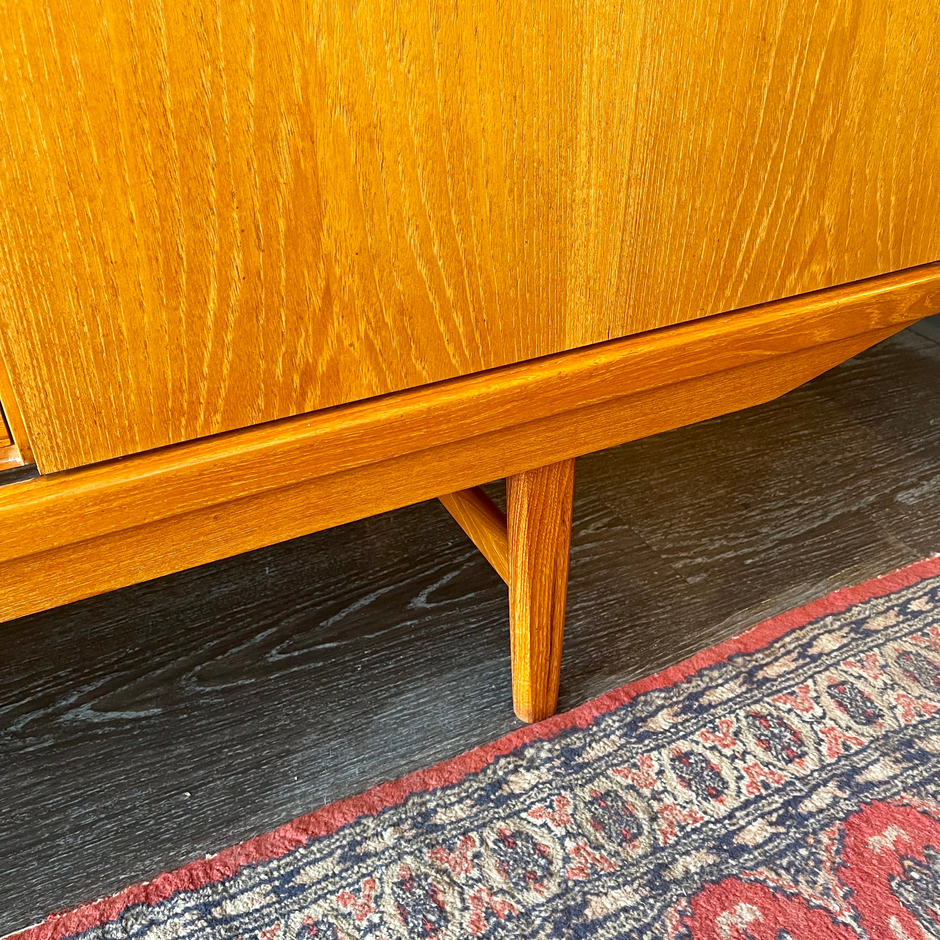 Teak Credenza with Hutch - Mr. Mansfield Vintage