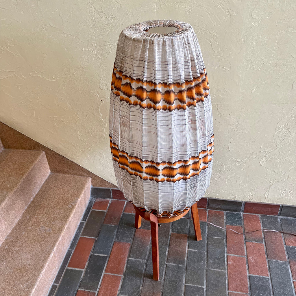 1960s Danish Teak Tripod Pod Floor Lamp