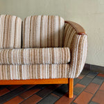 Load image into Gallery viewer, Huber Barrel Back Teak Sofa and Lounge Chair
