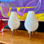 Load image into Gallery viewer, Tripod Beehive Table Lamps with Plastic Shades