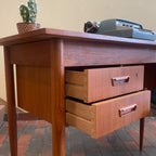 Danish Made Teak Drop-leaf  Desk - Mr. Mansfield Vintage