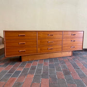 Vintage 9 Drawer Teak Dresser Mr. Mansfield Vintage