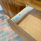 Broyhill Premier maker mark on Sculptra credenza and hutch