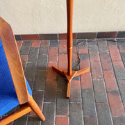 Solid Teak Floor Lamp Mr. Mansfield Vintage