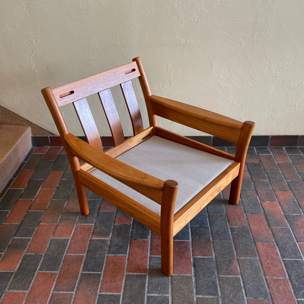 Solid Teak Framed Chair 