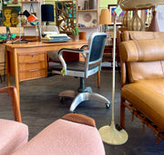 Teak Finished Back Desk Made in Denmark 